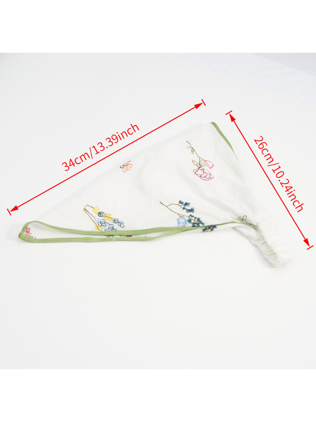 Scarvii - Floral Embroidered Elastic Bandana Headband