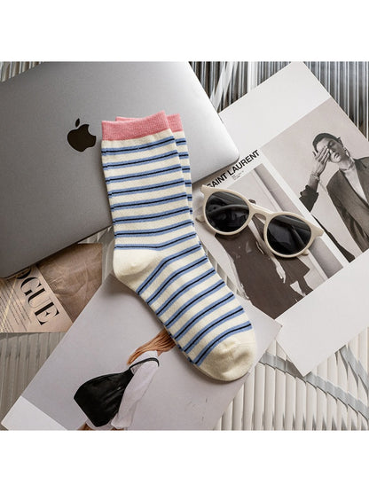 Rufia - Color Block Stripe Crew Socks product image 4