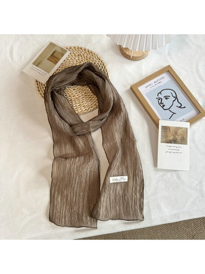 Scarvii - Minimal Long Narrow Neck Styling Scarf