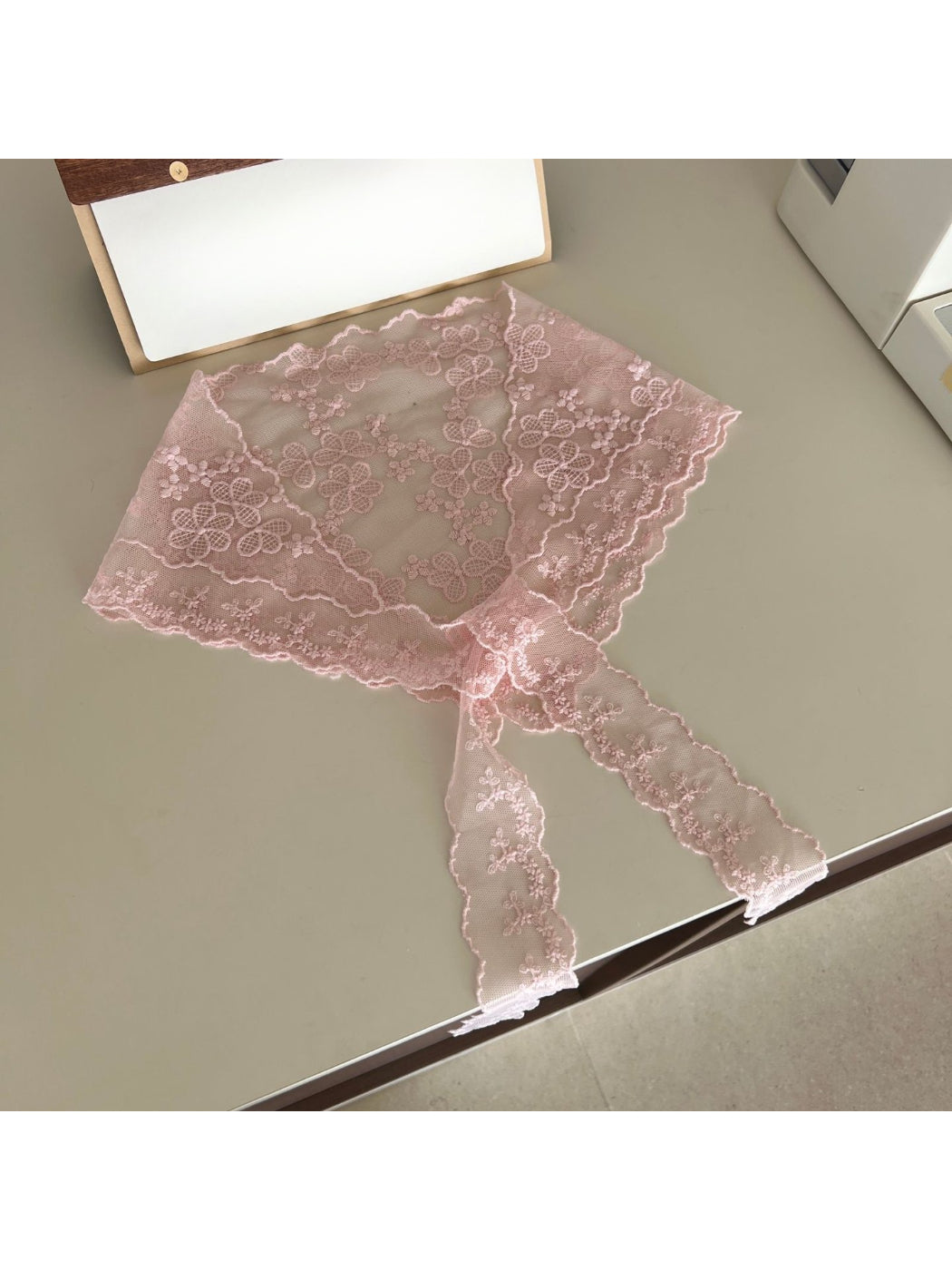 Scarvii - Vintage Lace Tie Scarf - image 4