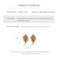 Earwish - Boho Brown Beaded Dreamcatcher Earrings - Chic & Vintage