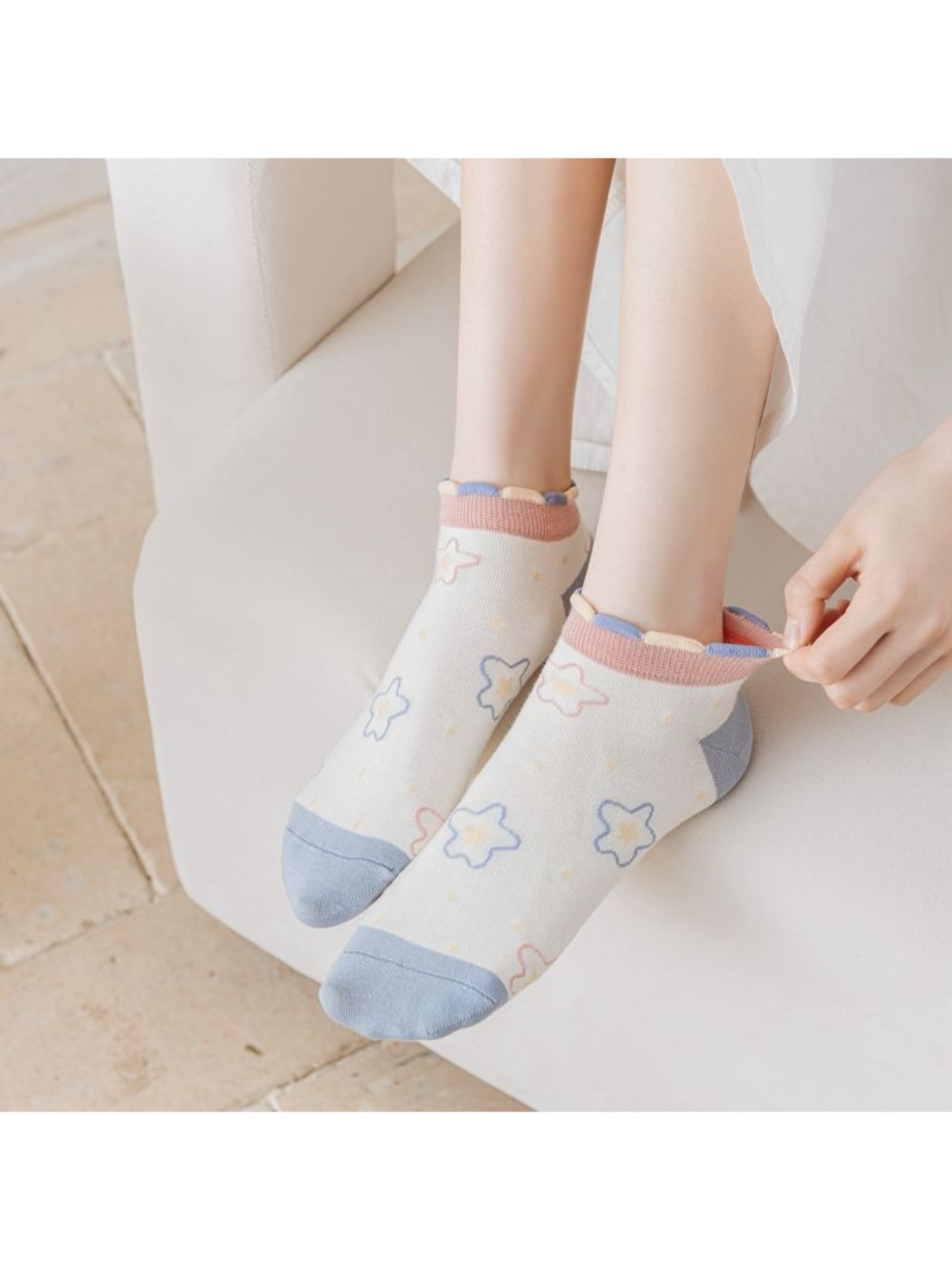 Rufia - Diamond Floral Ankle Socks product image 3