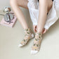 Rufia- Summer Floral Pattern Low-Cut Socks