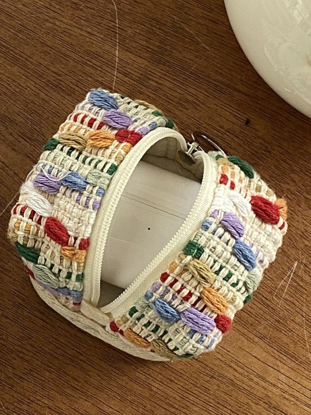 Cosbai - Practical Mini Keychain Storage Pouch With Zipper