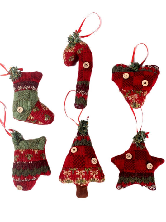 Xris - Christmas Tree Ornament Holiday Decorations – 6 Options
