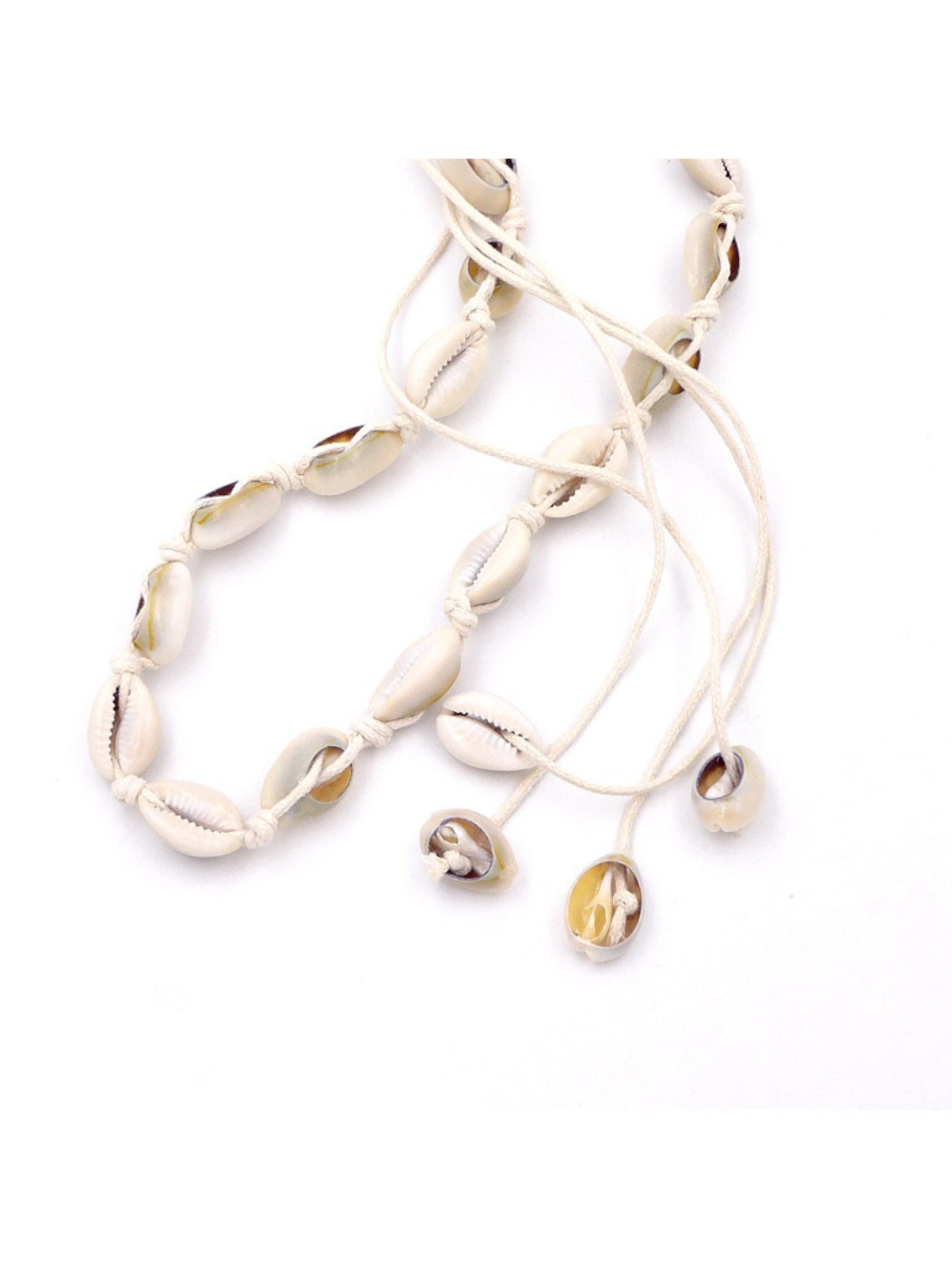 Beco Shell String Tie Adjustable Waist Belt alternate product view