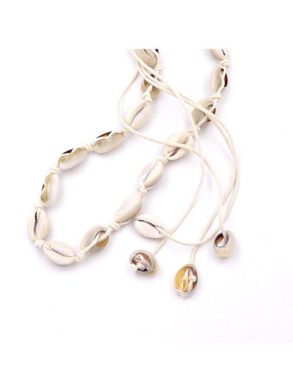 Beco Shell String Tie Adjustable Waist Belt alternate product view