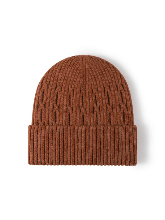 Haila - Fleece-Lined Cable-Knit Cuffed Beanie
