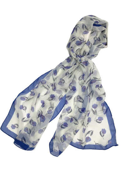 Scarvii - Flower Print Scarf & Shawl