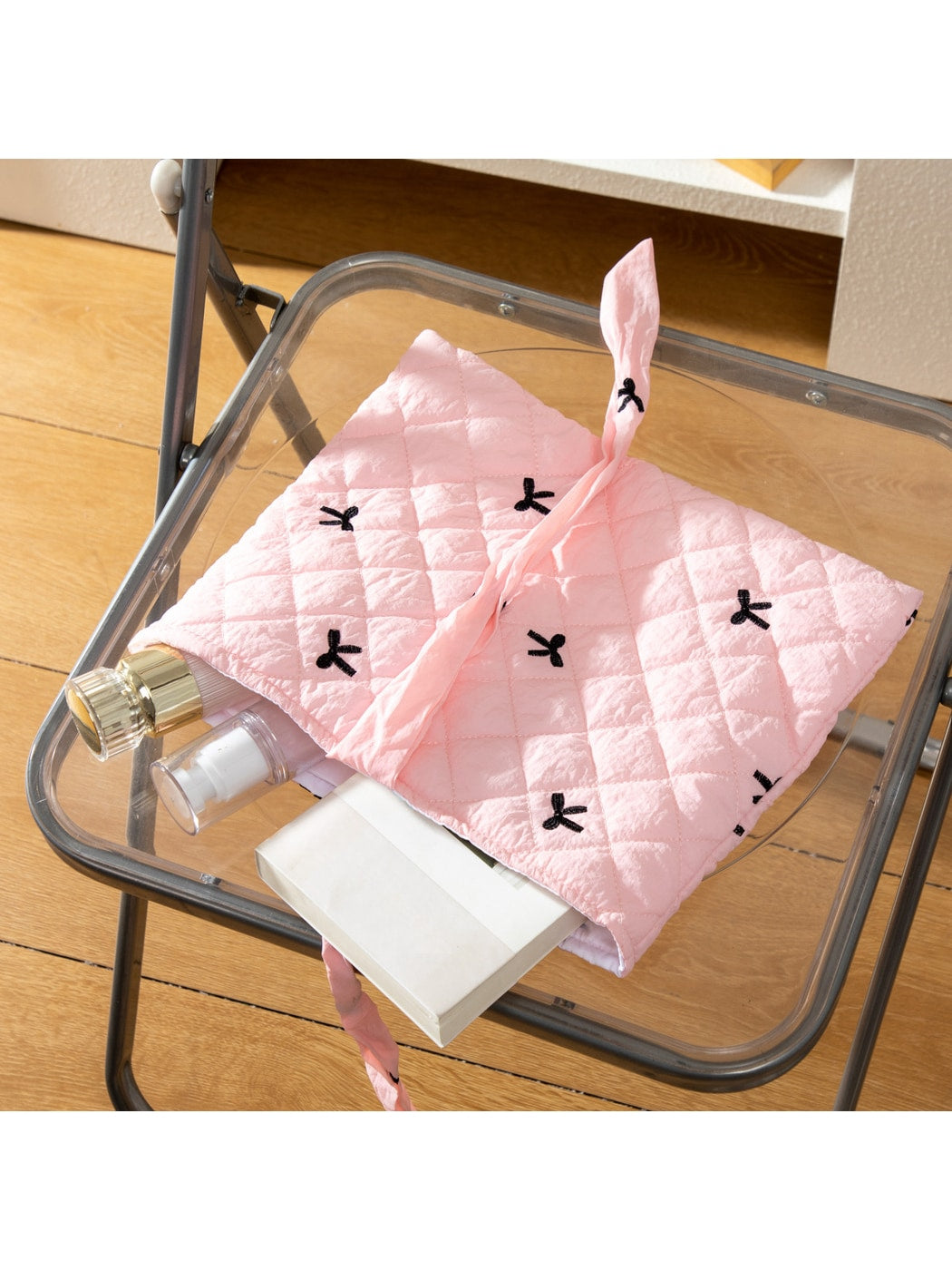 Cosbai - Elegant Colorful Quilted Zip Pouch