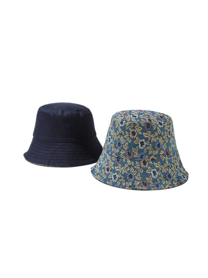 Haila bucket hat reversed to solid green side with visible stitching