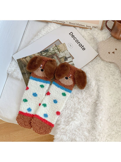 Rufia - Dachshund Plush Socks with Long Ears
