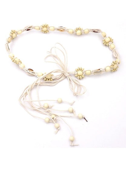 Beco - Bohemian Beaded Woven Dress Waist Belt