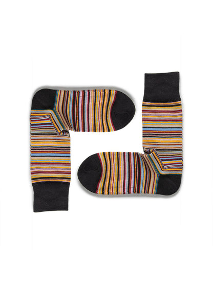 Rufia - Modern Stripe Detail Crew Socks