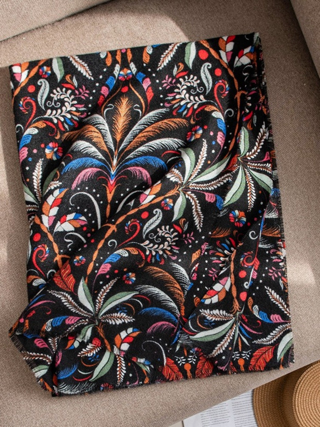 Scarvii - Elegant Tree Print Scarf & Shawl