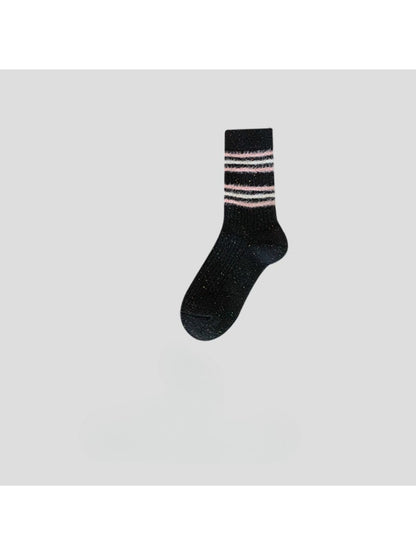Rufia - Speckled Rib Crew Socks