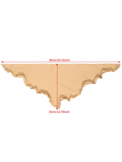 Scarvii Ruffle Edge Bandana Headband
