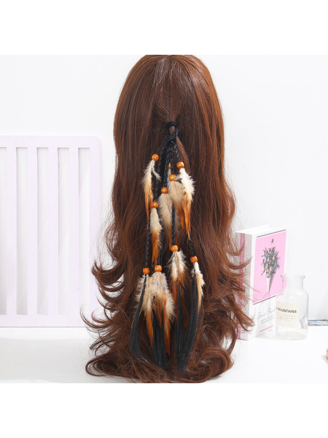 Hairish - Boho Feather Drop Hair Tie Headpiece image 5