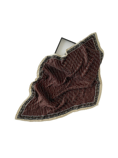 Scarvii - Micro Dot Pleated Scarf