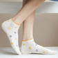 Rufia- Colorful Lace Trim Summer Low-Cut Socks