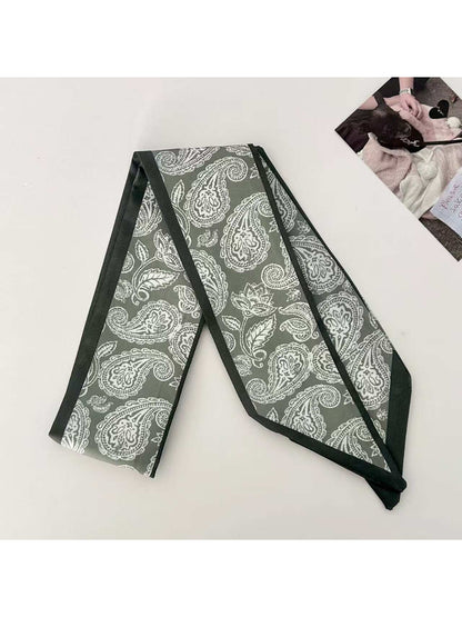 Scarvii Modern Paisley Skinny Scarf