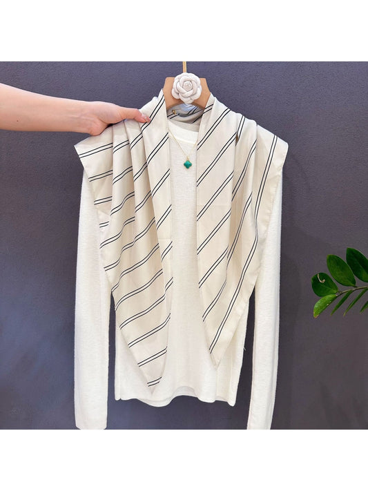 Scarvii - Simple Diagonal Stripe Triangle Bandana