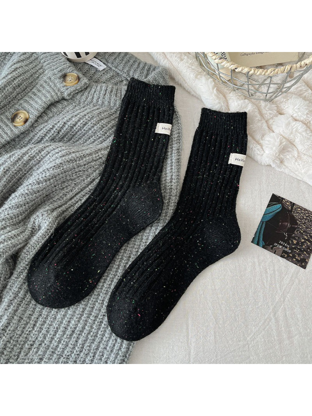 Rufia - Color Fleck Crew Socks product image 5
