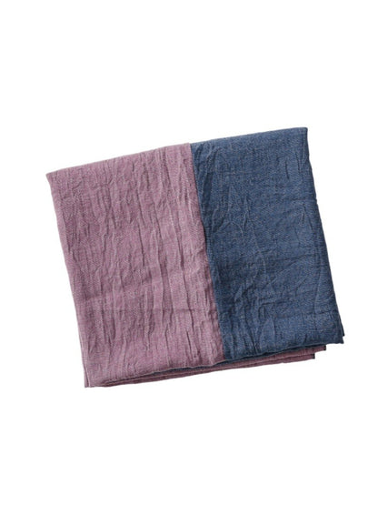 Scarvii - Contrast Panel Soft Drape Everyday Scarf