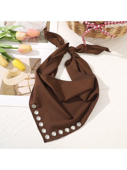 Scarvii Metal Grommet Bandana Headband