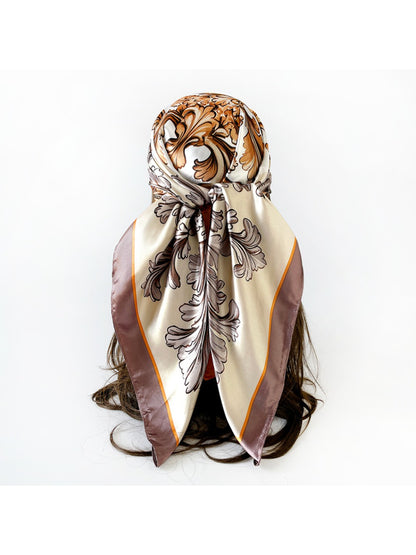 Scarvii - Vintage Baroque Print Square Scarf