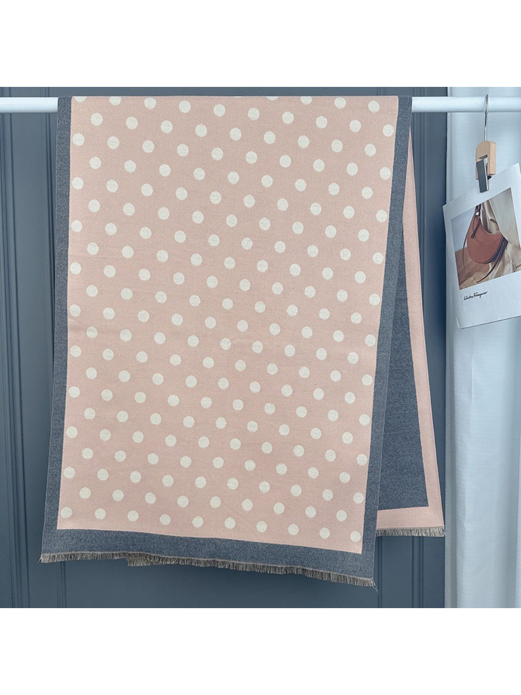 Scarvii - Soft Reversible Polka Dot Scarf
