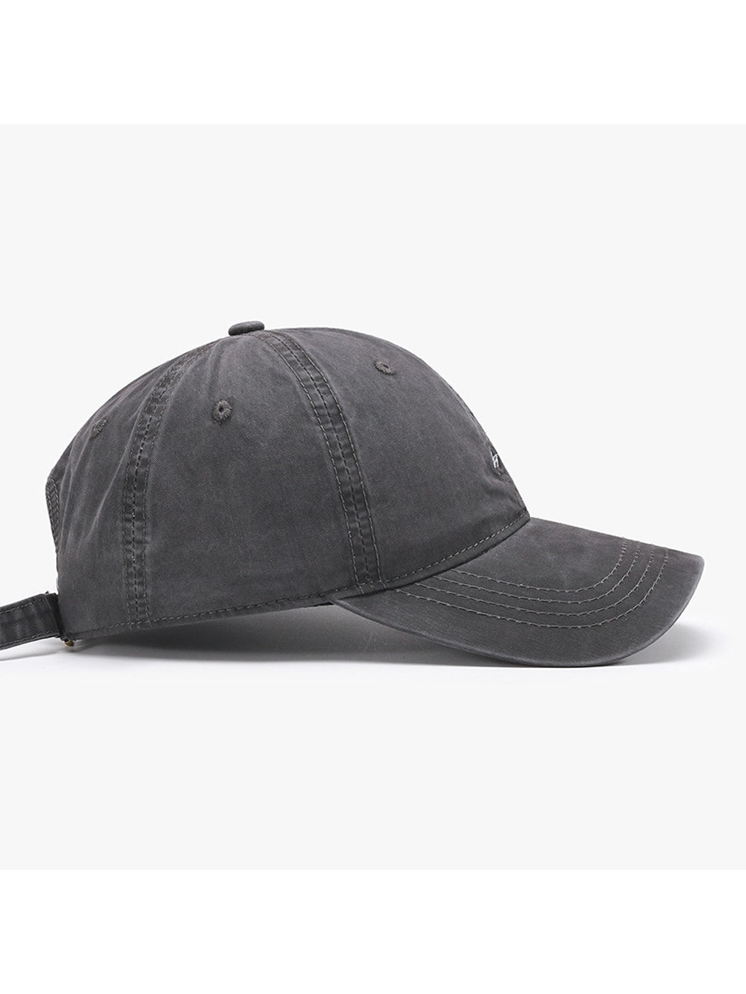 Haila - Curved Brim Round Crown Baseball Cap