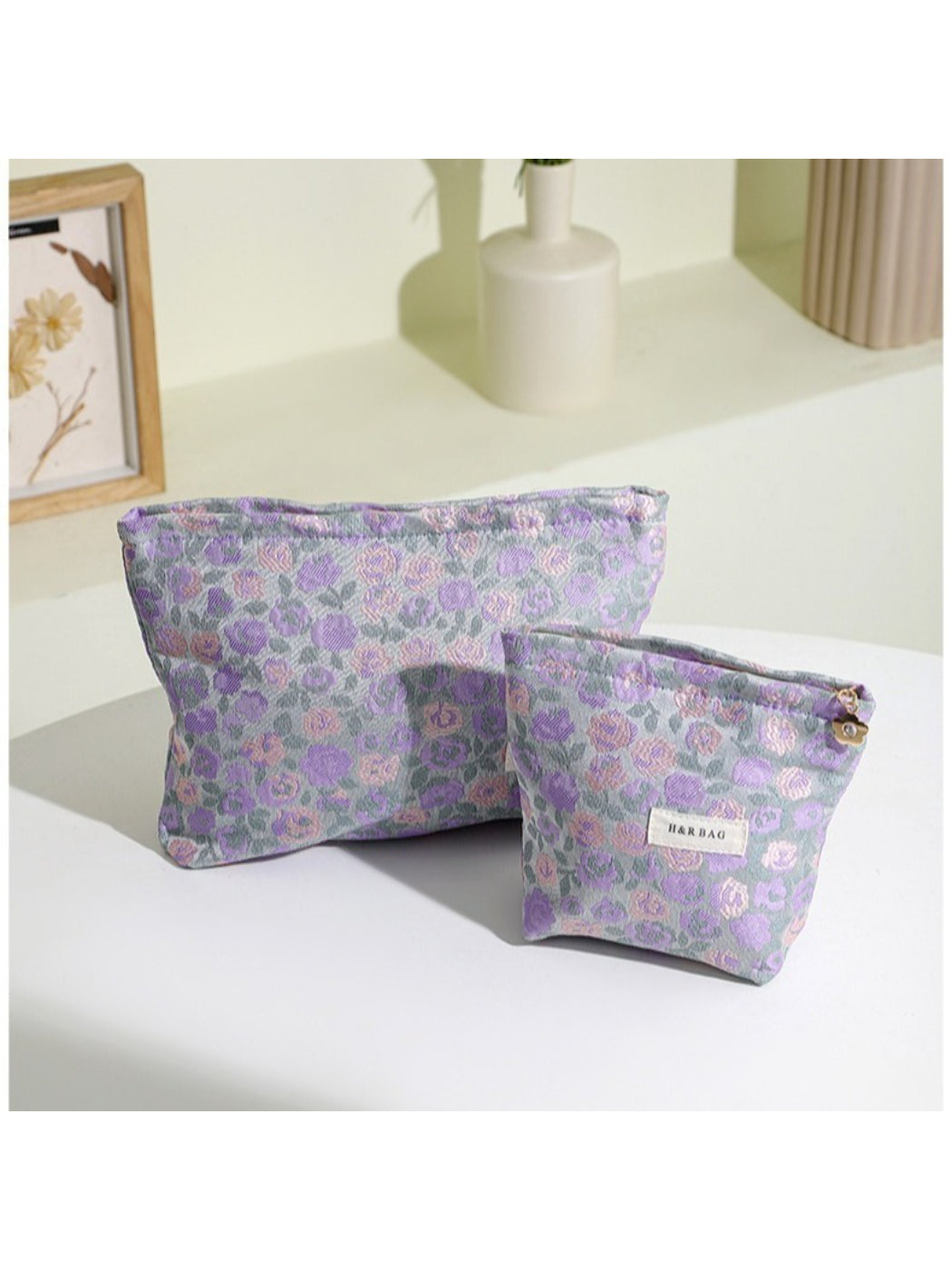 Cosbai - Ditsy Floral Cosmetic Bag