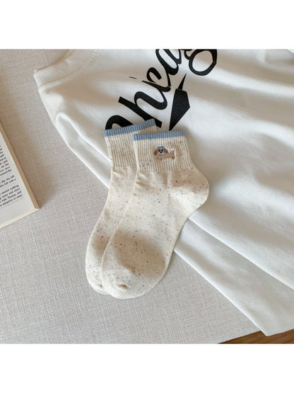 Rufia - Cute Dog Speckled Crew Socks product image 7