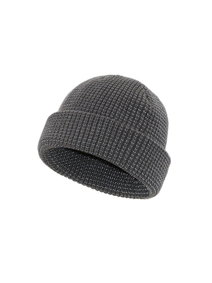 Haila - Classic Textured Knit Cuffed Beanie