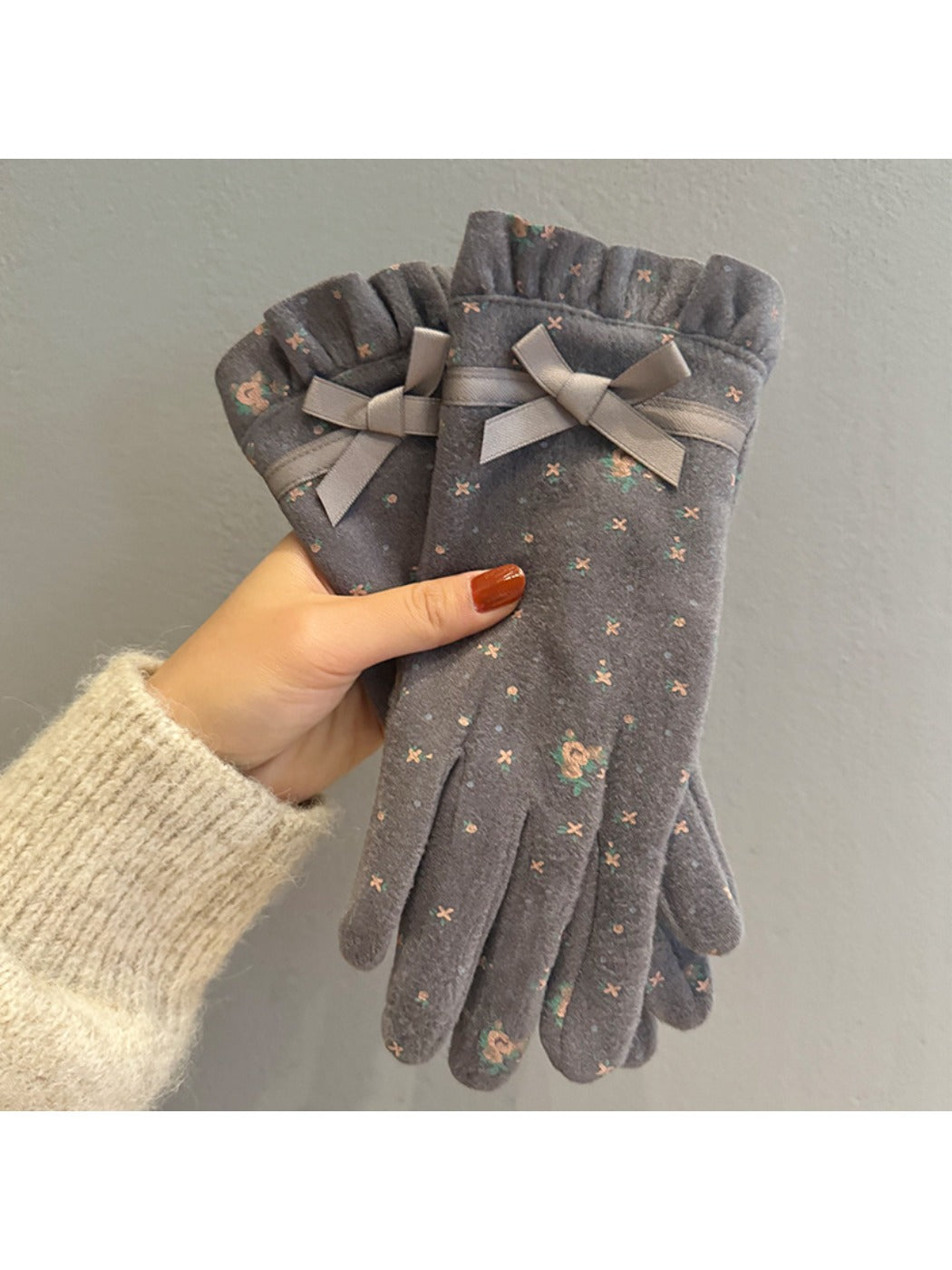 Gloving – Women's Touchscreen Gloves with Bow Accent