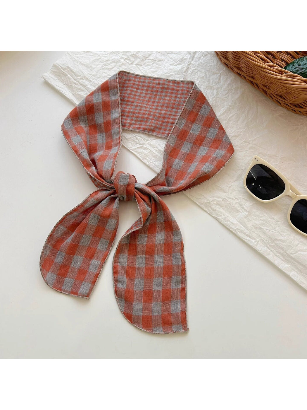 Scarvii Double Sided Check Neck Scarf product image