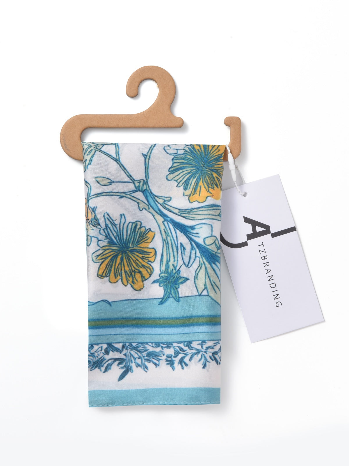 Scarvii - Vintage Botanical Border Square Scarf