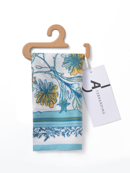 Scarvii - Vintage Botanical Border Square Scarf