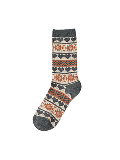 Rufia - Nordic Style Winter Mid-Calf Socks
