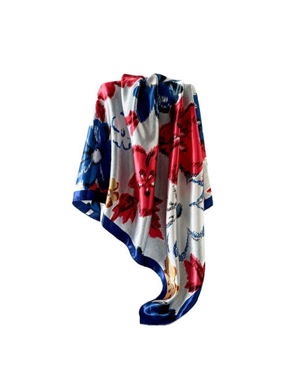 Scarvii - Vintage Painterly Floral Scarf