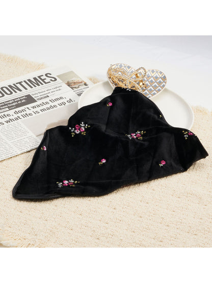 Scarvii - Ditsy Floral Velvet Bandana Headband