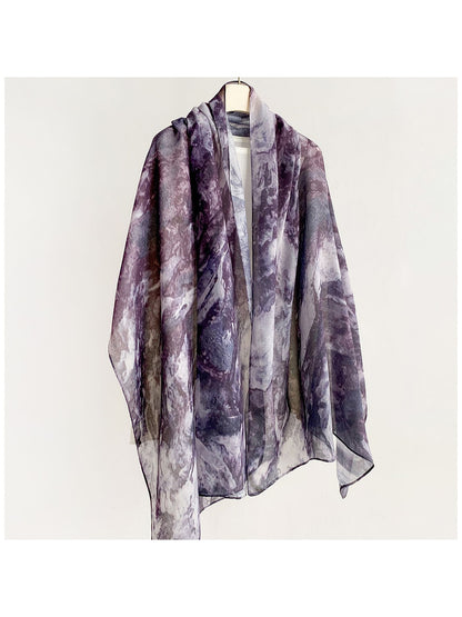 Scarvii - Abstract Print Lightweight Scarf