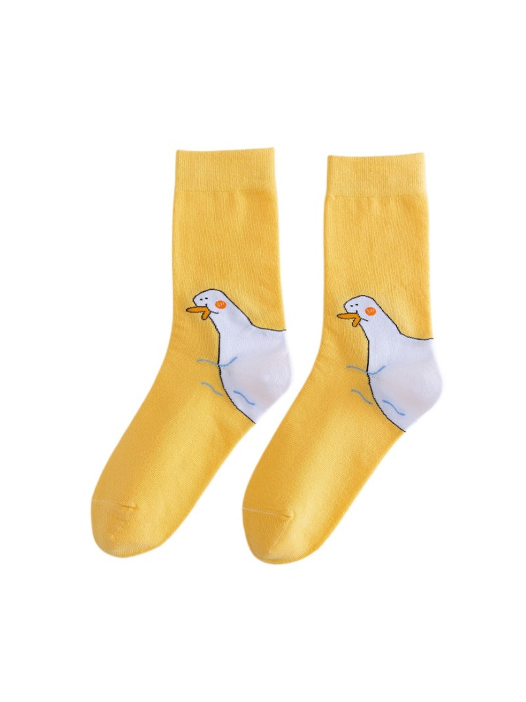 Rufia - Cute Cartoon Duck Pattern Socks – Playful & Cozy