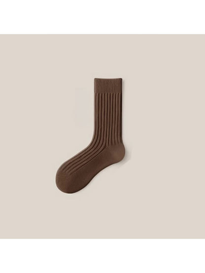 Rufia - Solid Color Everyday Crew Socks
