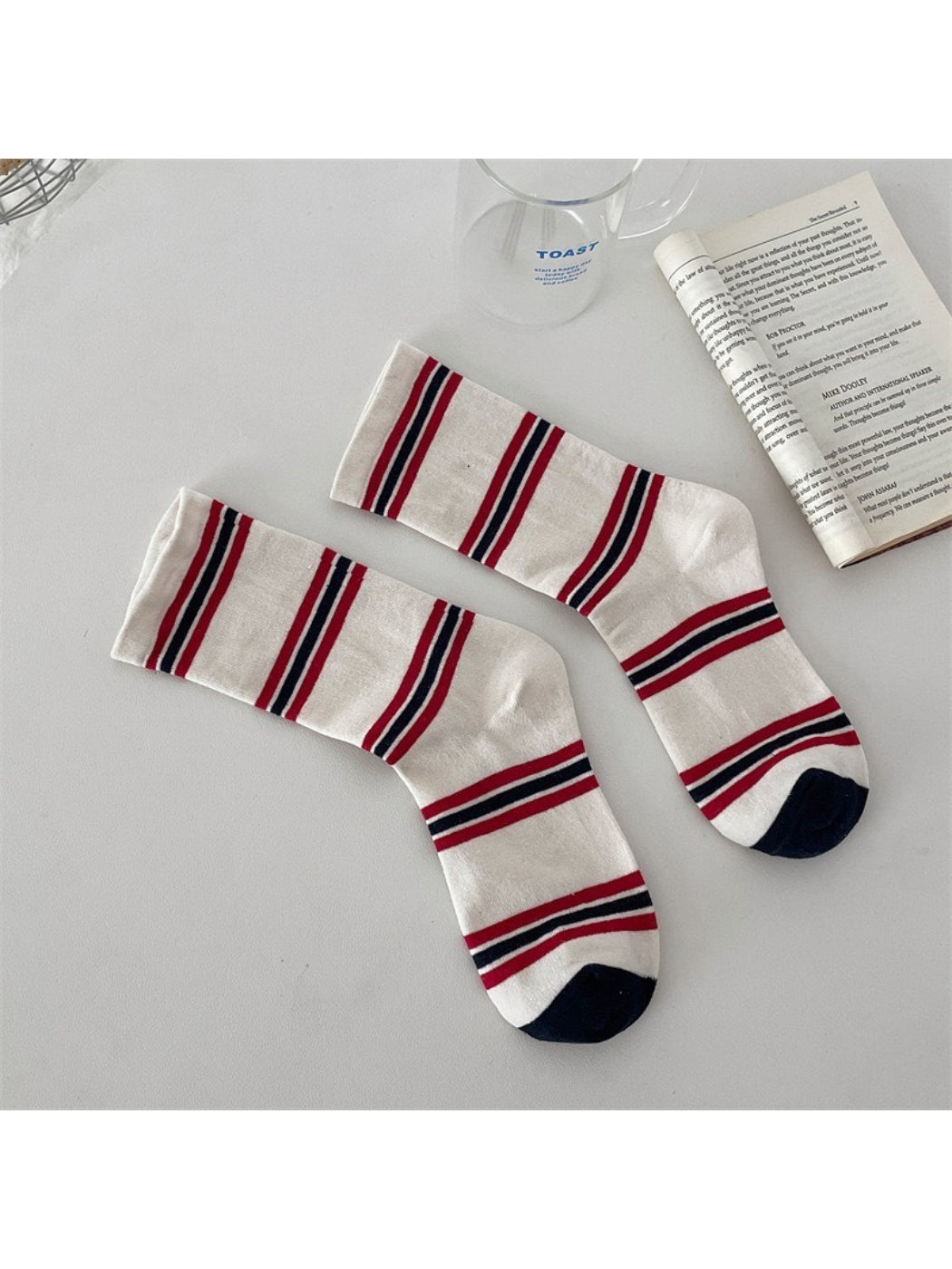 Rufia - Classic Striped Casual Fit Crew Socks product image 3