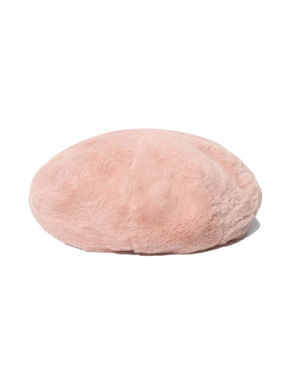 Haila Fuzzy Plush Beret
