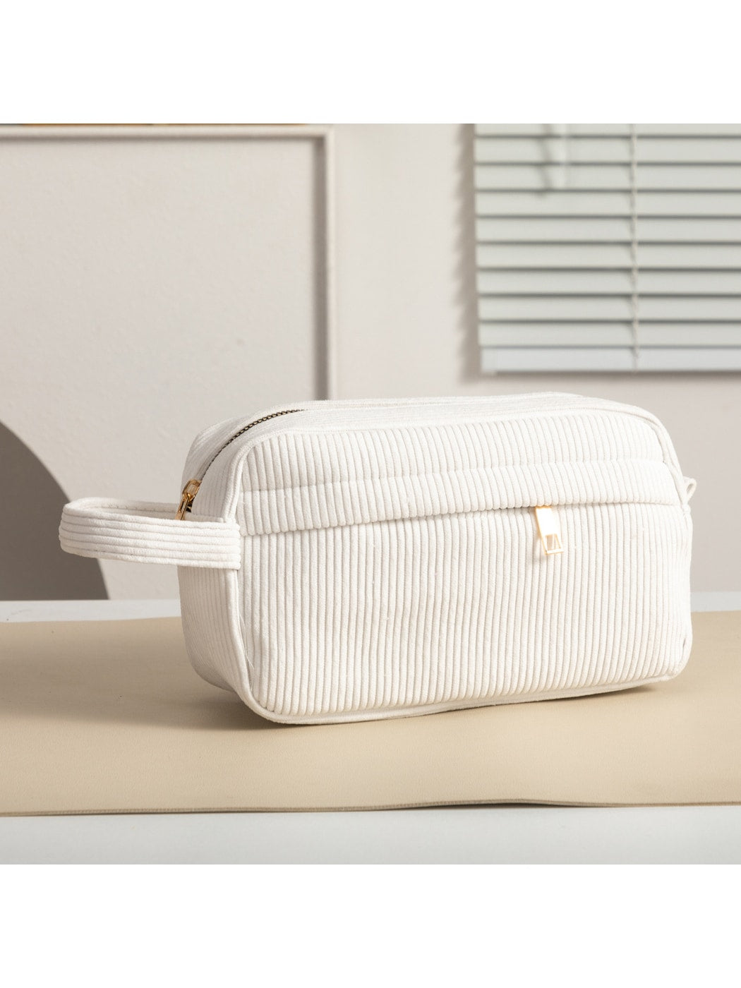 Cosbai - Simple Pastel-toned Toiletry Bag