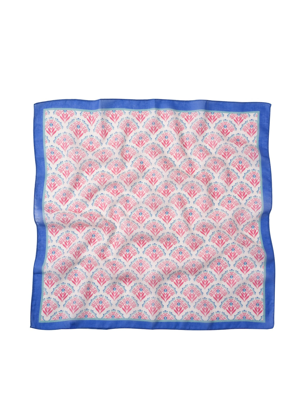 Scarvii - Vintage Classic Floral Print Square Scarf Bandana
