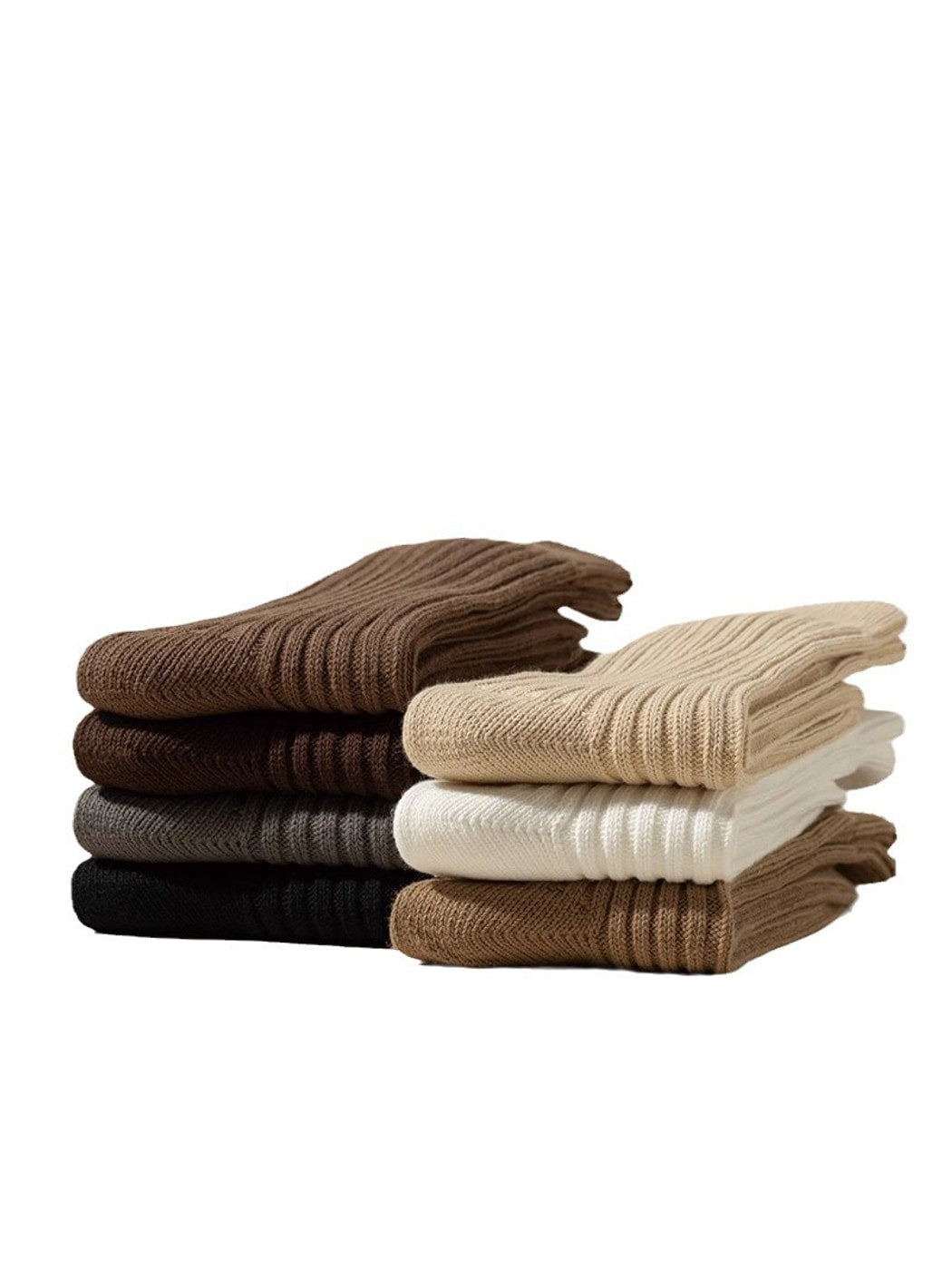 Rufia - Solid Color Everyday Crew Socks